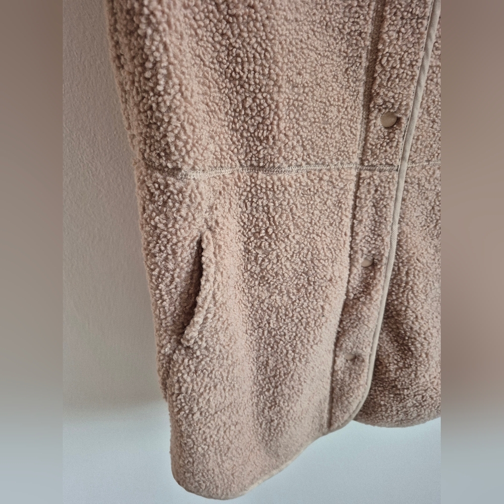 Gentle Fawn Aria Long Sherpa Fleece Jacket XS Camel Coloured - Picture 7 of 7